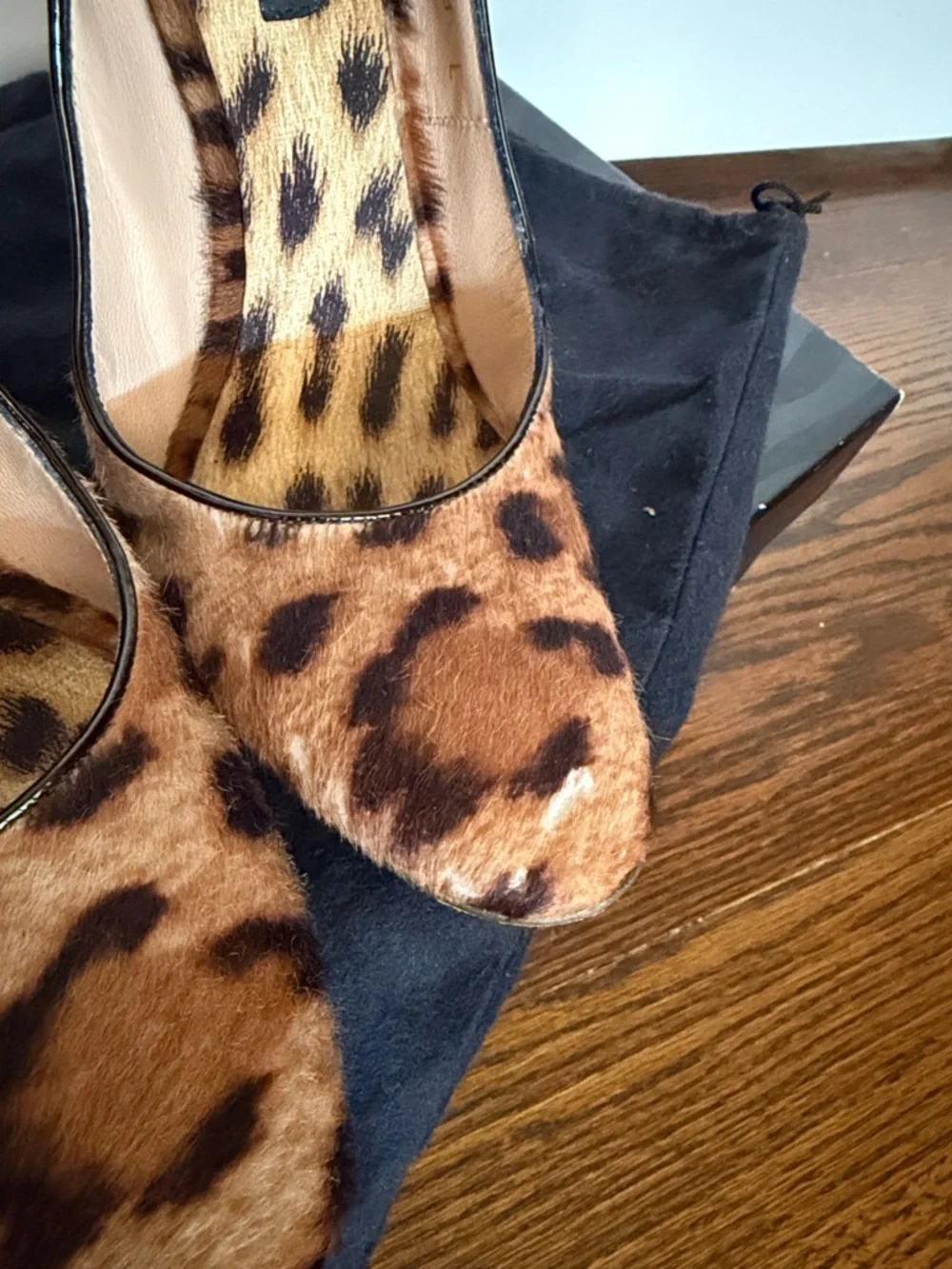Roberto Cavalli leopard pumps size 39 1/2